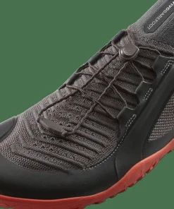 New Vivobarefoot Men's Primus Trail Knit FG Obsidian/Cherry Tomato