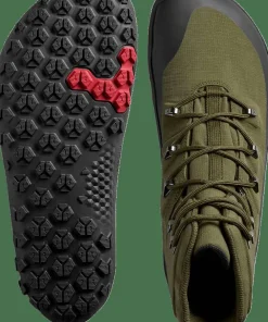 Outlet Vivobarefoot Men's Tracker Textile AT II Dark Olive