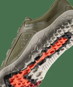 New Vivobarefoot Women's Primus Trail III All Weather FG Dark Olive/White