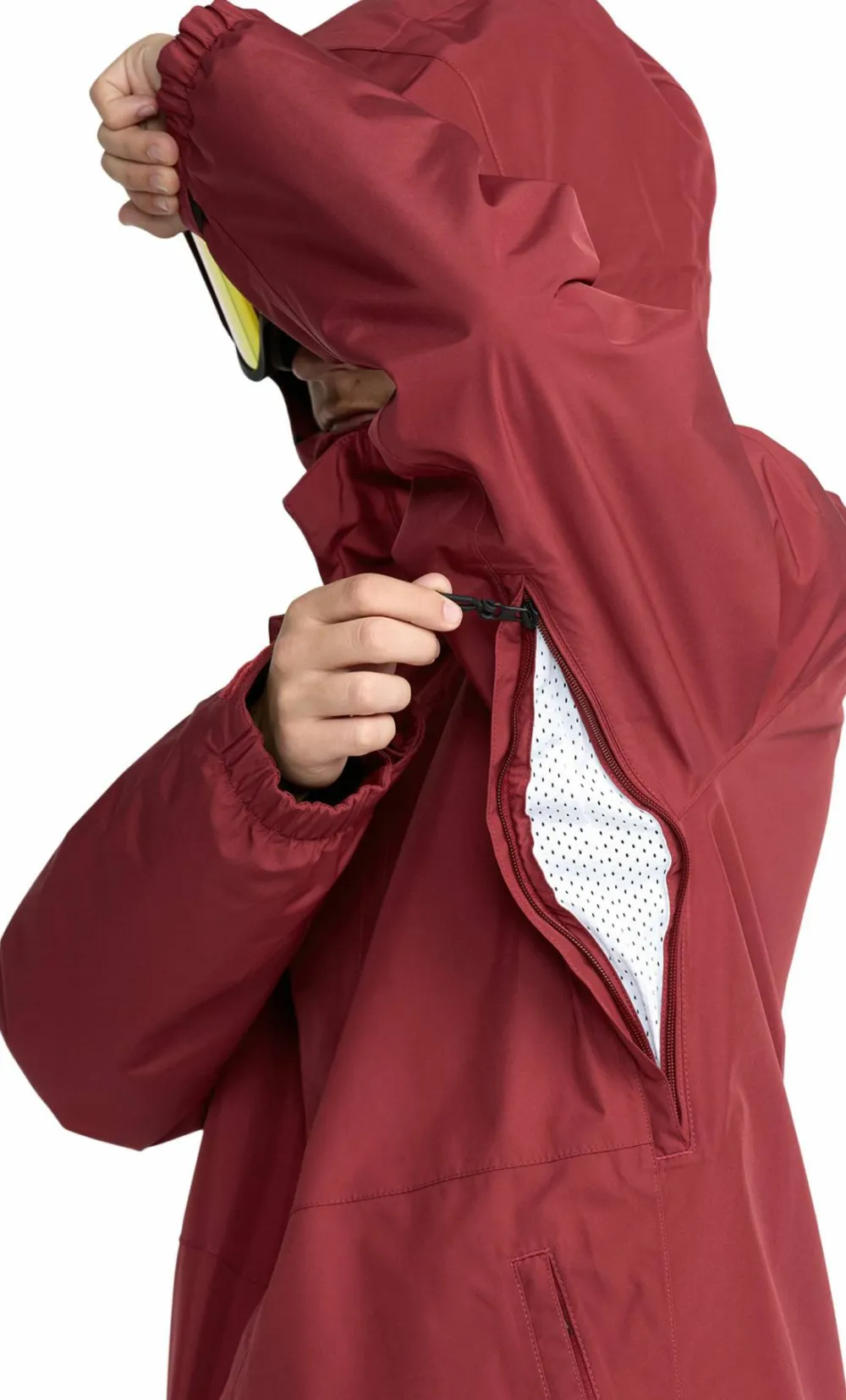 Outlet Volcom Men's Dua GORE-TEX Jacket Burnt Red