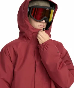 Outlet Volcom Men's Dua GORE-TEX Jacket Burnt Red
