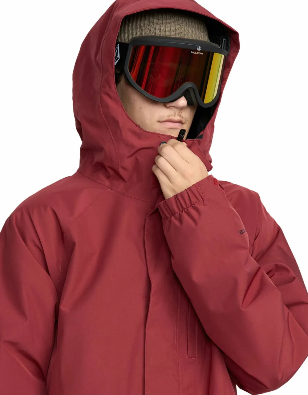Outlet Volcom Men's Dua GORE-TEX Jacket Burnt Red