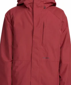 Outlet Volcom Men's Dua GORE-TEX Jacket Burnt Red