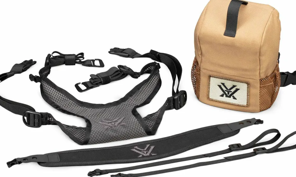 Discount Vortex GlassPak Sport Binocular Harness Sand/Black