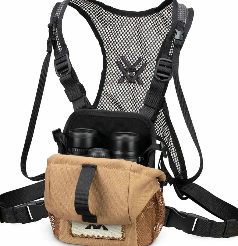 Discount Vortex GlassPak Sport Binocular Harness Sand/Black
