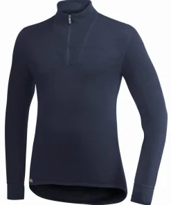 Online Woolpower Zip Turtleneck 200 Dark Navy