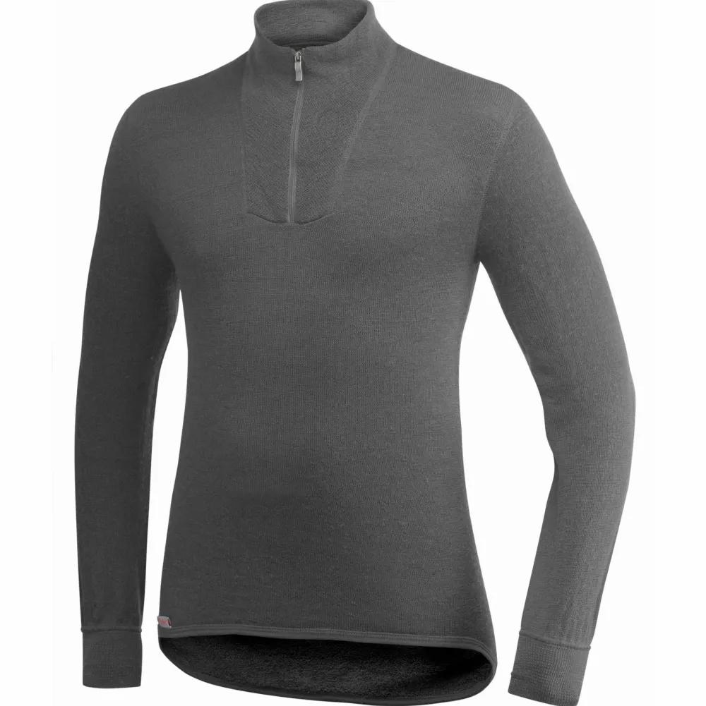 Clearance Woolpower Zip Turtleneck 200 Grey