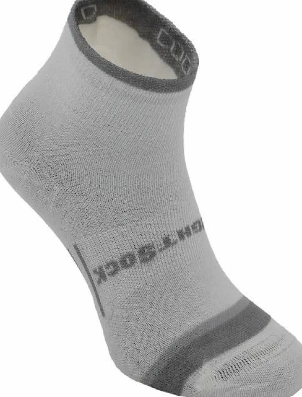 Best Wrightsock Coolmesh II Quater Anti Blister System White Grey