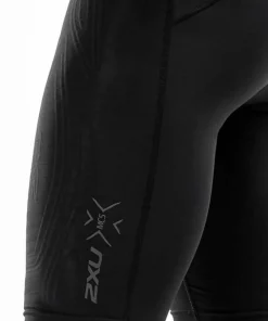 Clearance 2XU Men's MCS Run Compression Shorts Black/Black Reflective