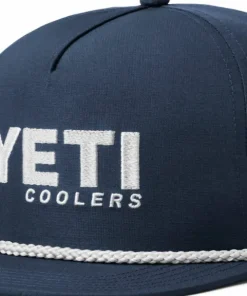 Yeti Flat Brim Rope Hat Navy